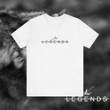 Load image into Gallery viewer, New Legends Essential -White Unisex Jersey Short Sleeve Tee

