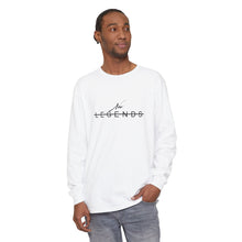 Load image into Gallery viewer, NL Essential White L-Tee Unisex Garment-dyed Long Sleeve T-Shirt
